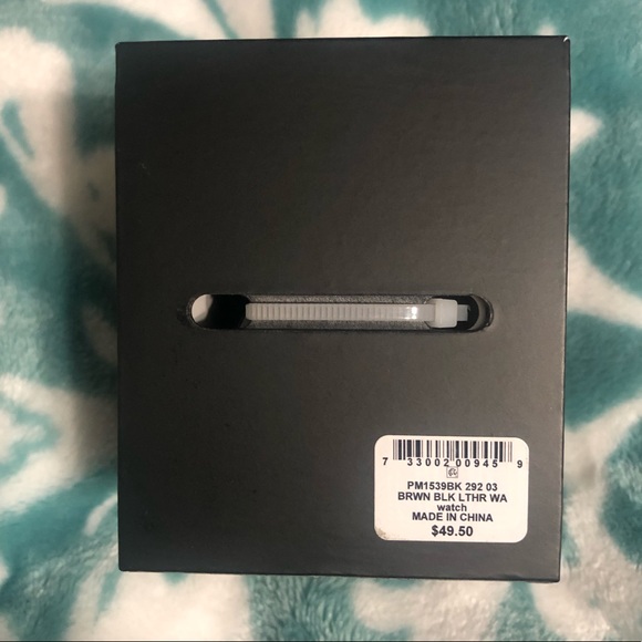 Mens Watch Brown Leather Strap - Picture 2 of 2